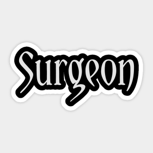 Surgeon Sticker